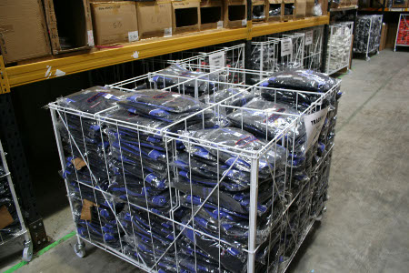 warehouse wire dump bin - single